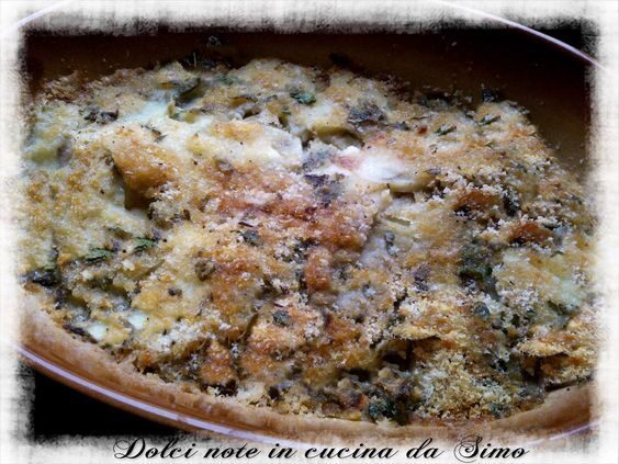 Merluzzo con patate al gratin