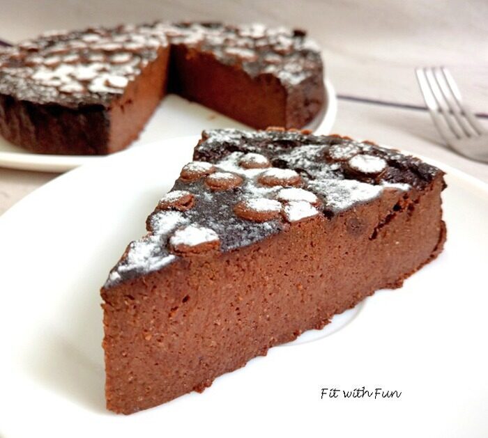 Migliaccio napoletano fit e light al doppio cioccolato