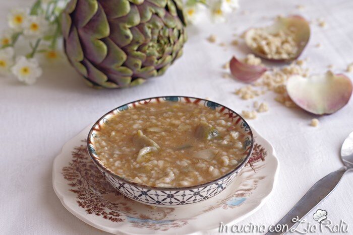 Minestra di carciofi – ricetta light