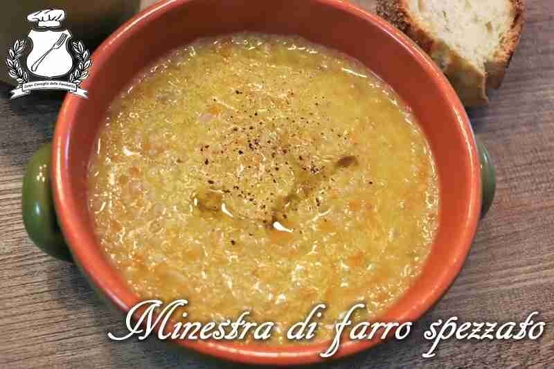 Minestra di farro spezzato