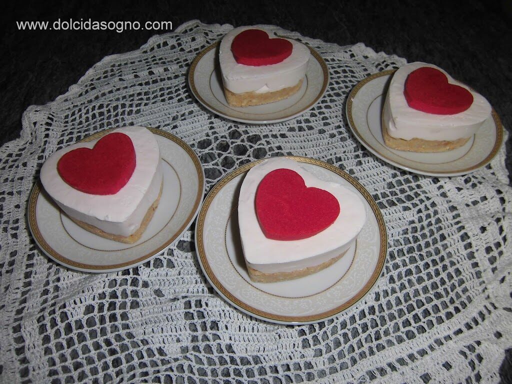 Mini cheesecake al cocco