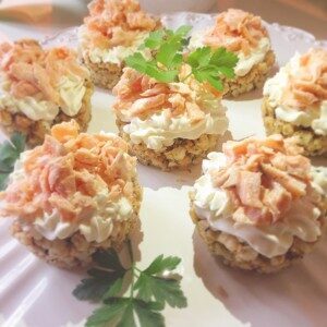 Mini cheesecake salate