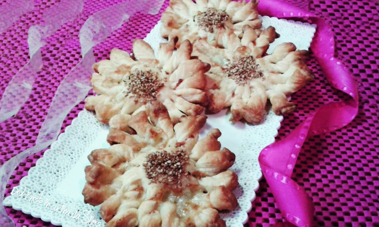 Mini girasole farciti al gorgonzola