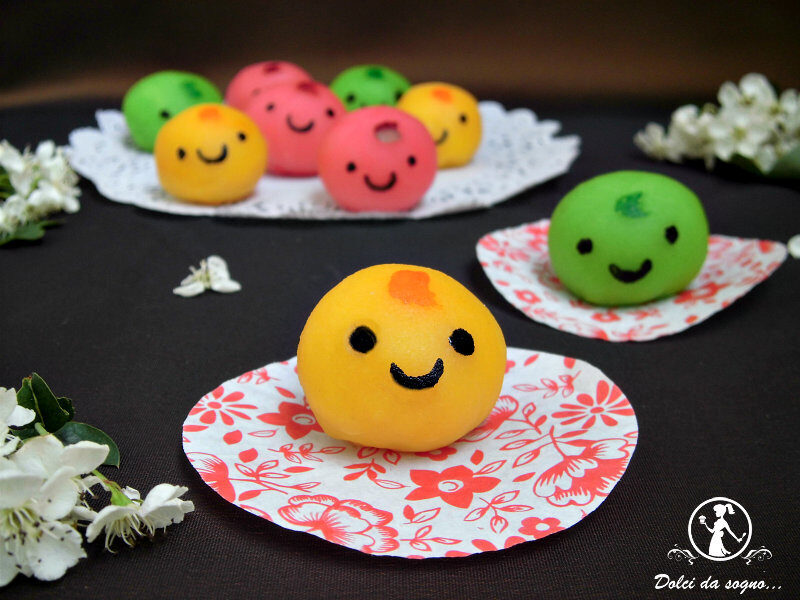 Mochi in stile kawaii