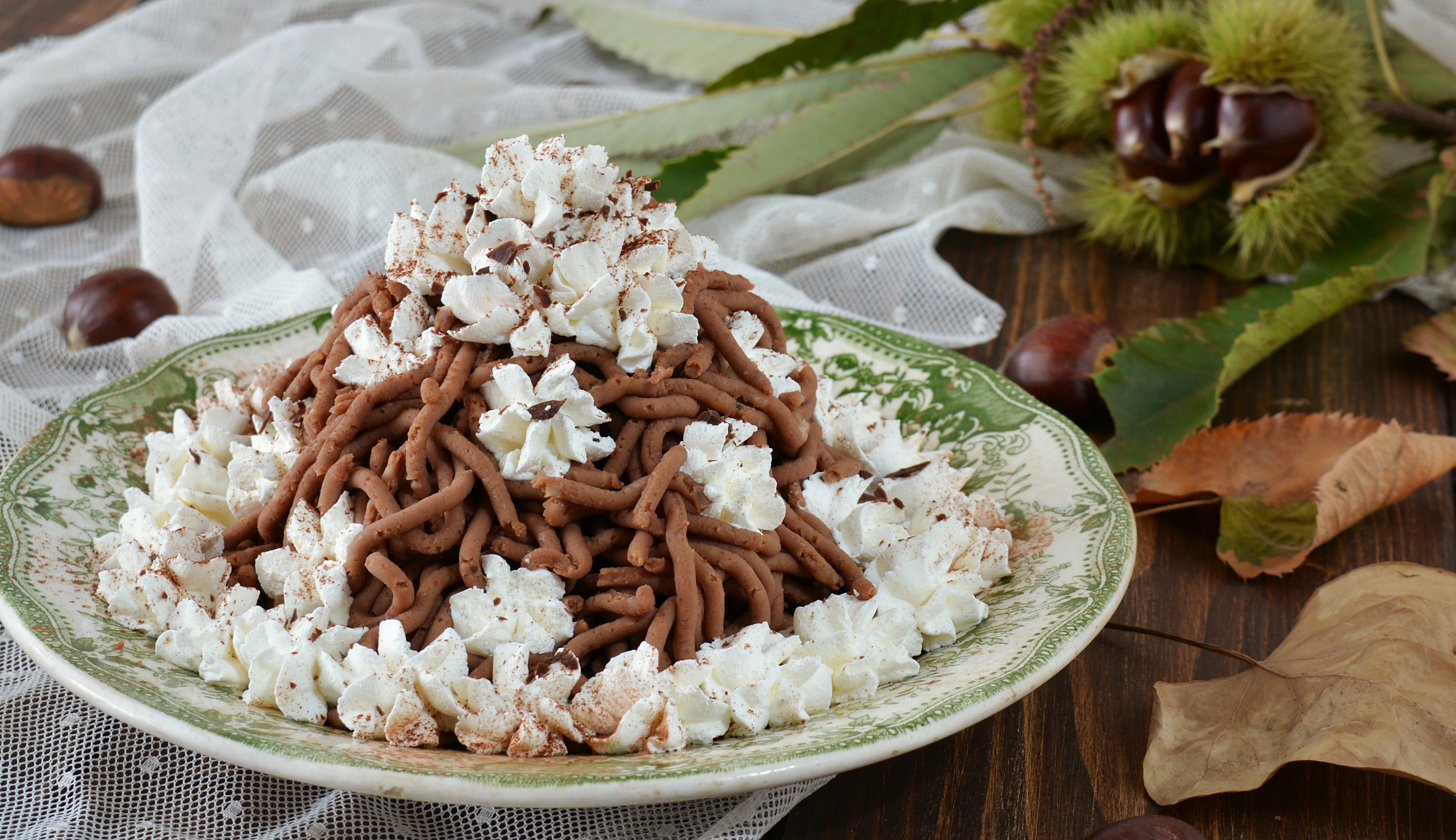 Montblanc ricetta dolce alle castagne