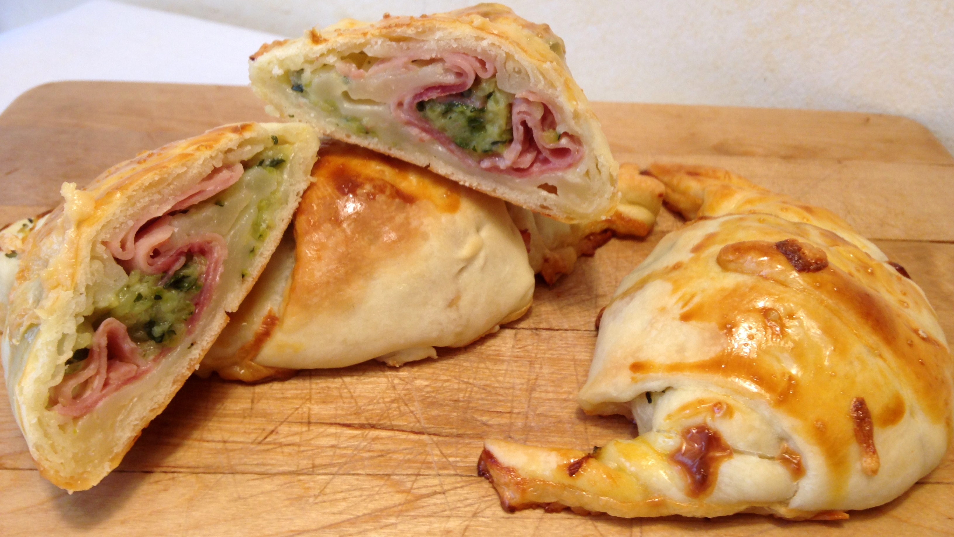 Morbidini al latte con zucchine prosciutto e sottiletta