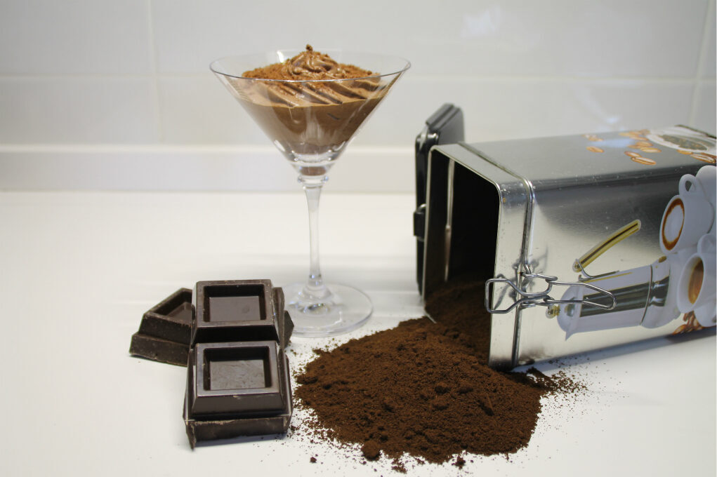 Mousse al cioccolato e caffè