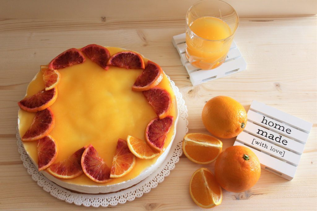Mousse cake all’arancia