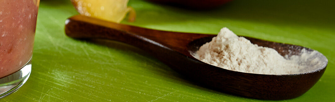 Mousse di pesca e baobab