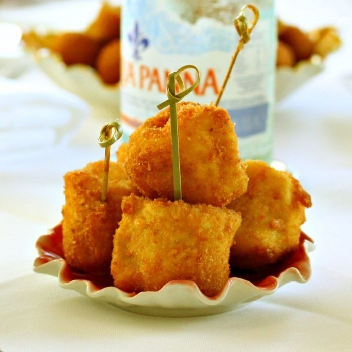 Mozzarella in carrozza vegan