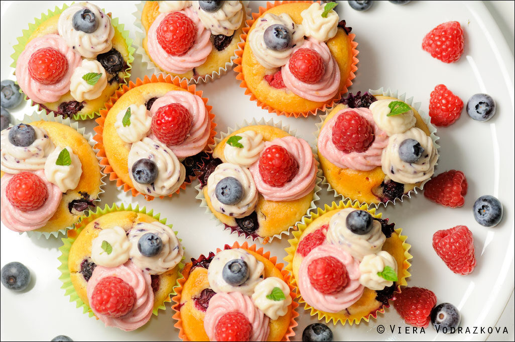 Muffin ai frutti di bosco