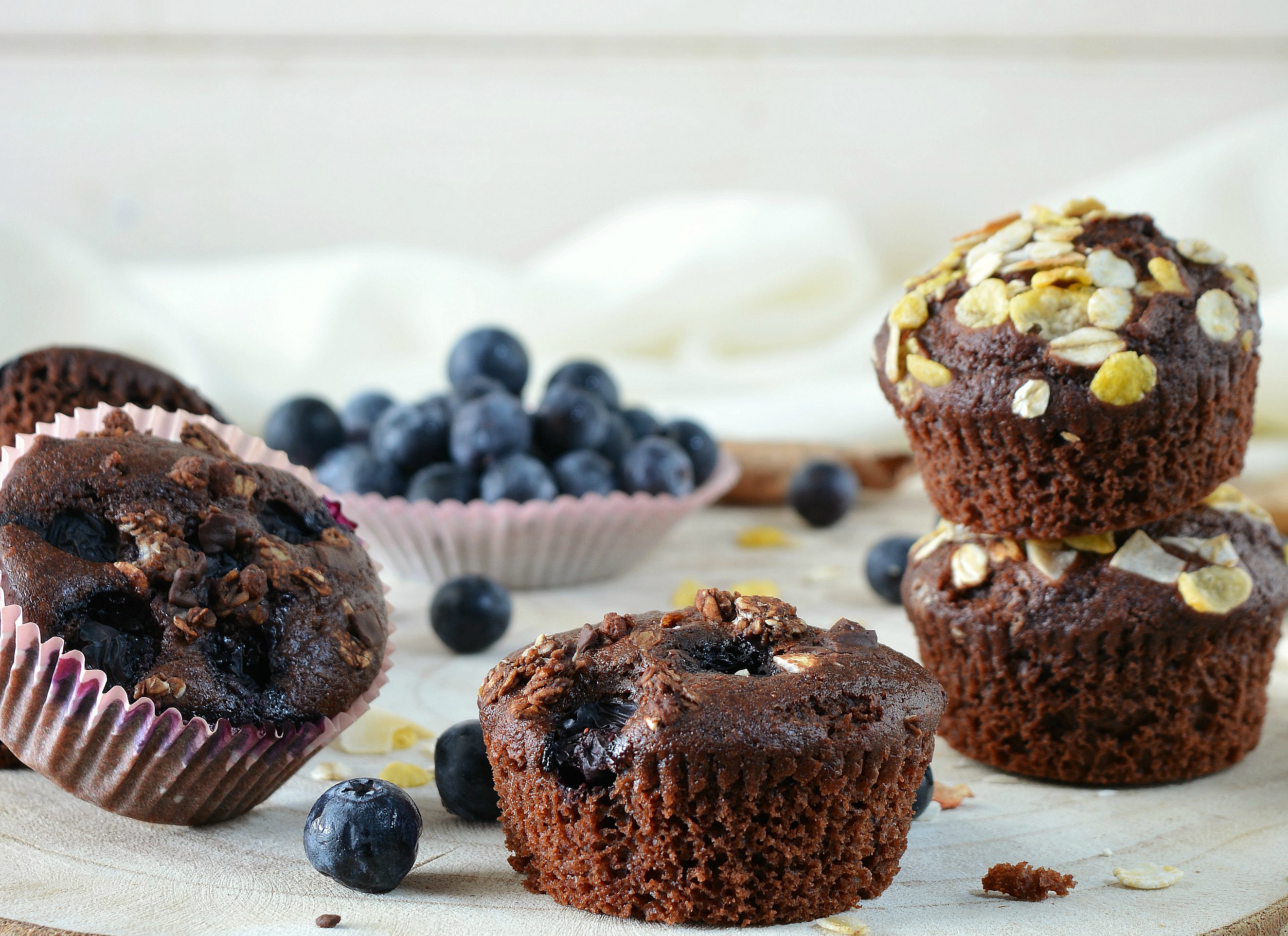 Muffin al cioccolato vegan