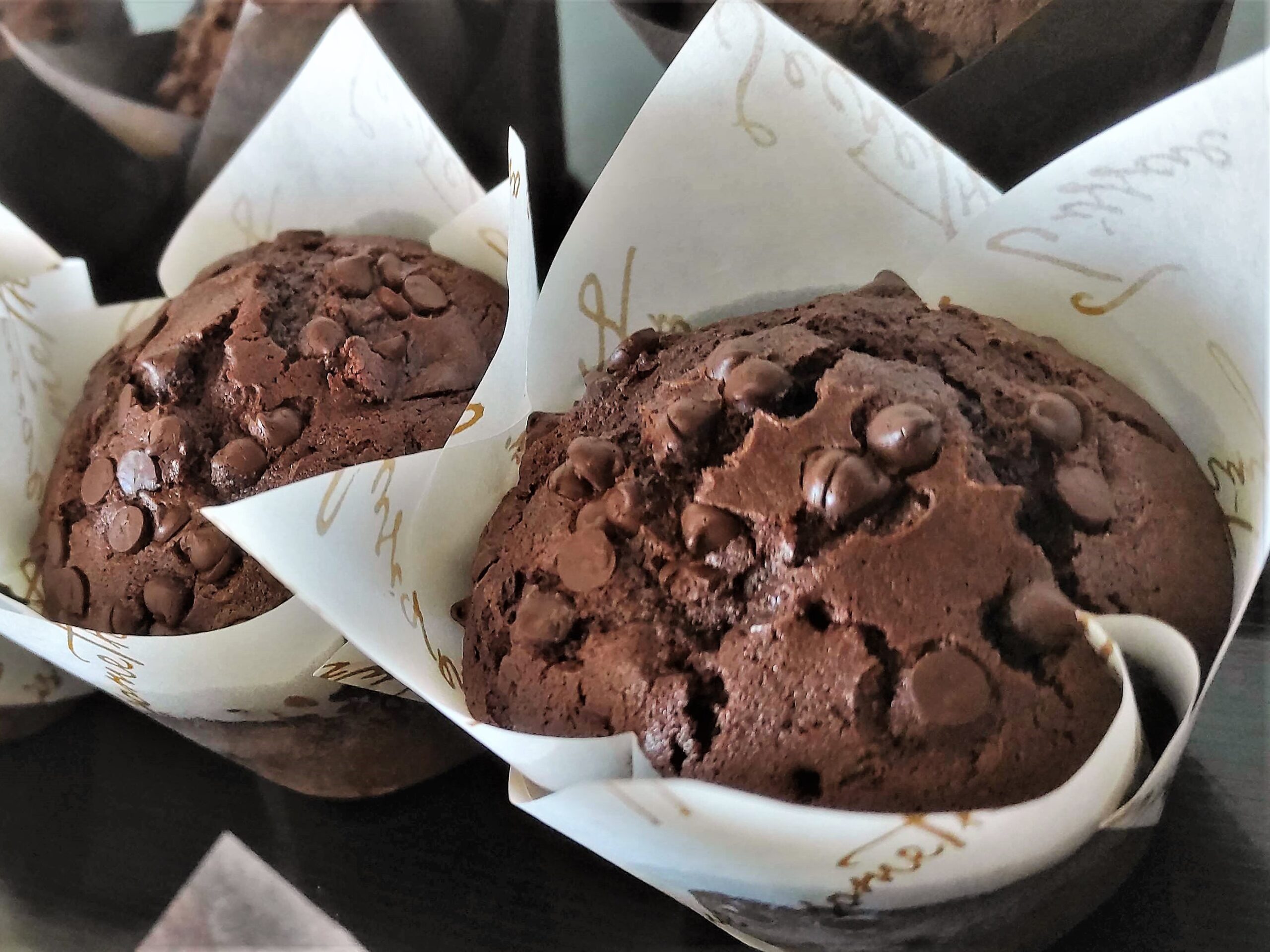 Muffin al doppio cioccolato