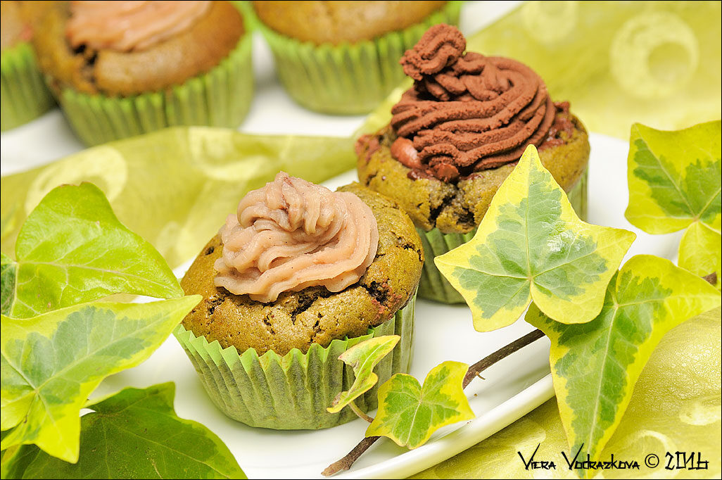 Muffin al matcha