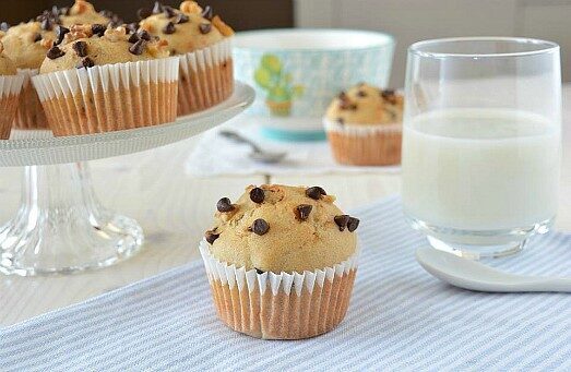 Muffin alla banana senza uova
