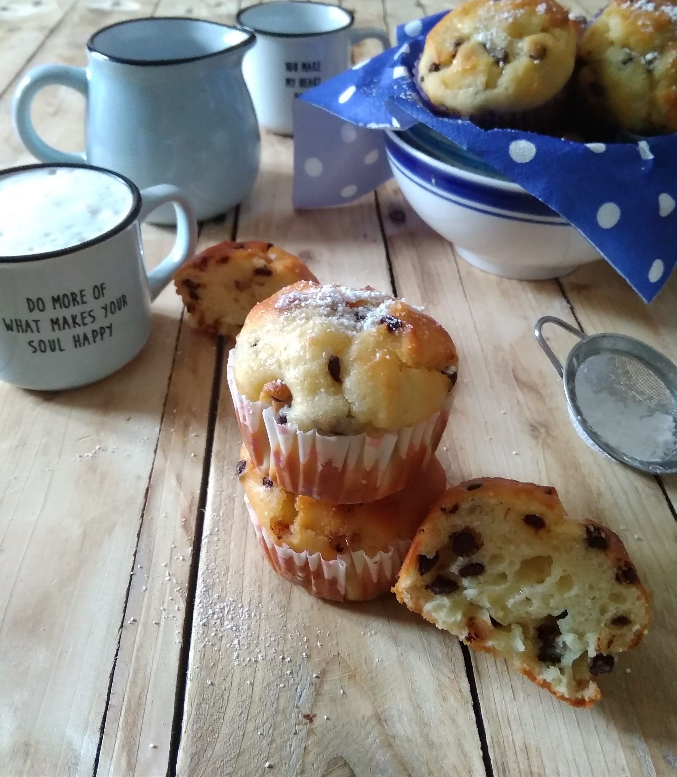 Muffin allo yogurt greco
