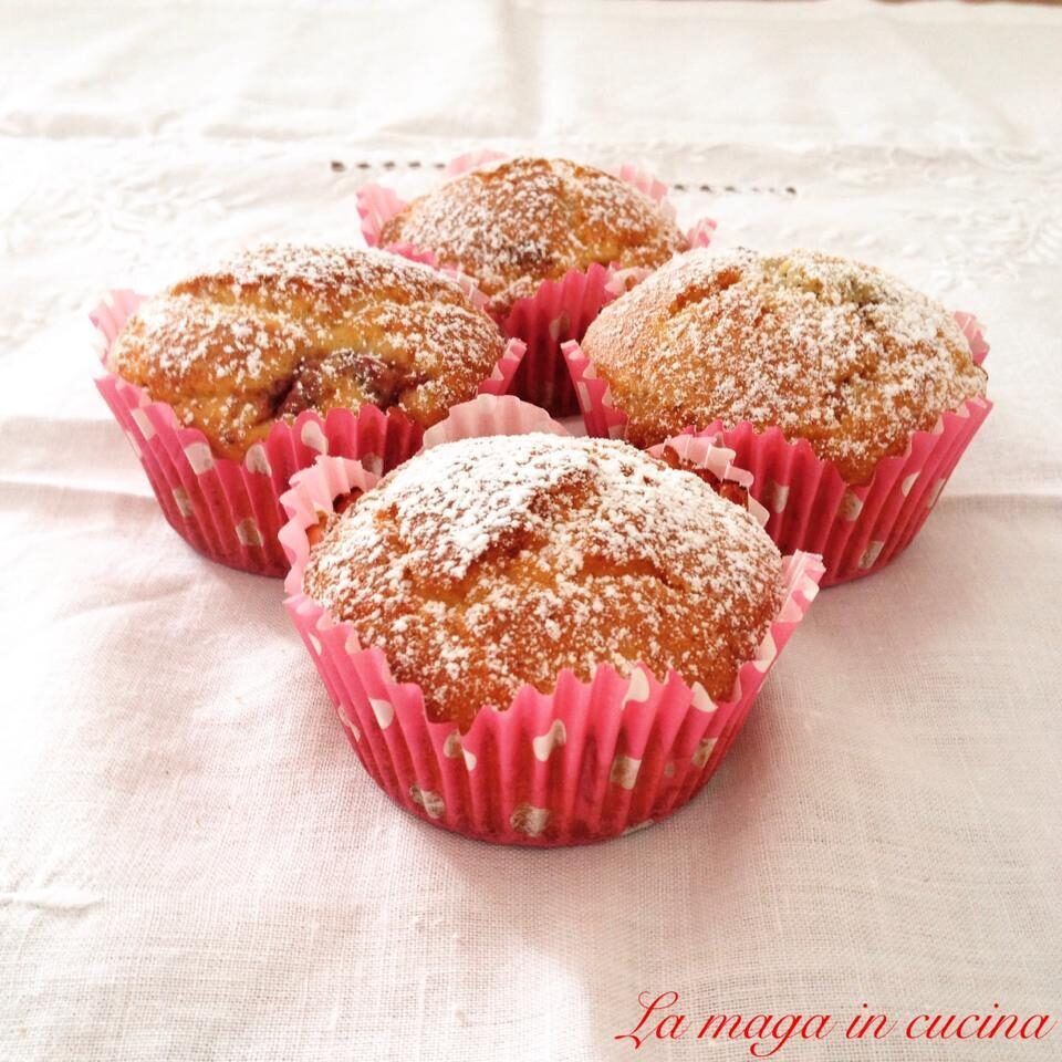 Muffin ricotta e fragoline senza glutine