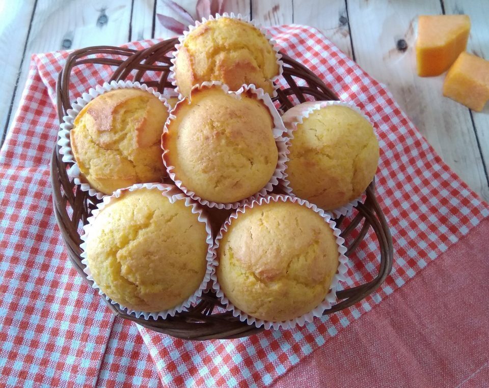 Muffin zucca e arancia