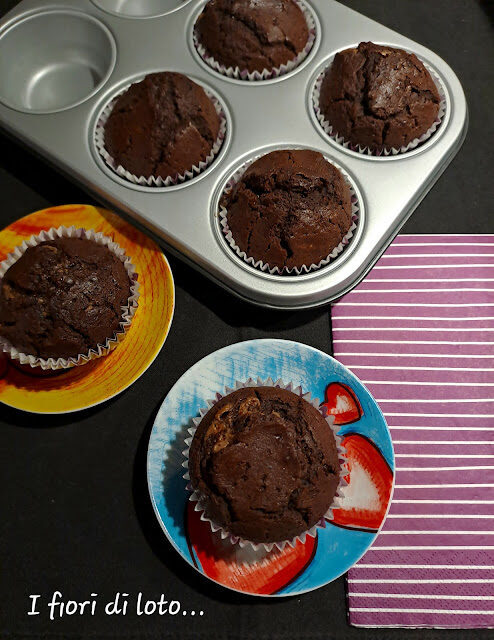 Muffins al cioccolato (senza burro)