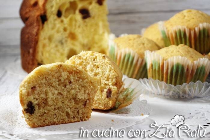 Muffins al panettone – ricetta del riciclo