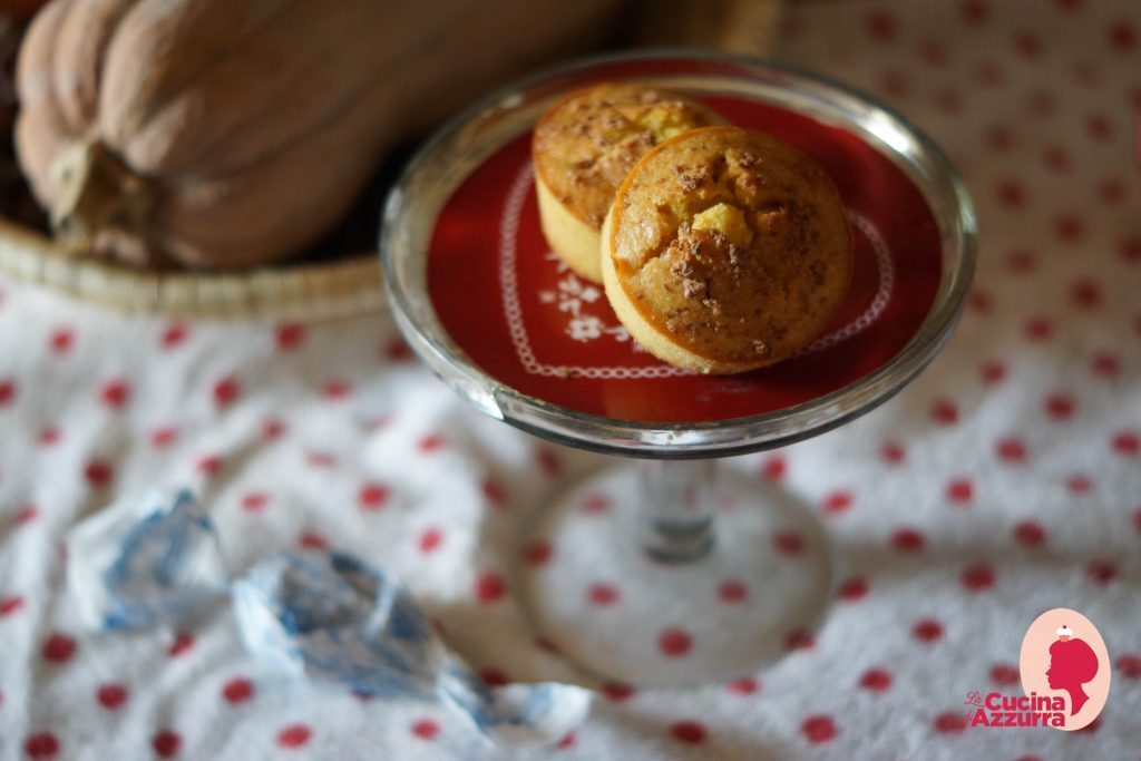 Muffins alla zucca e amaretti adorati da elio!!!