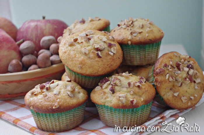 Muffins mela e nocciole