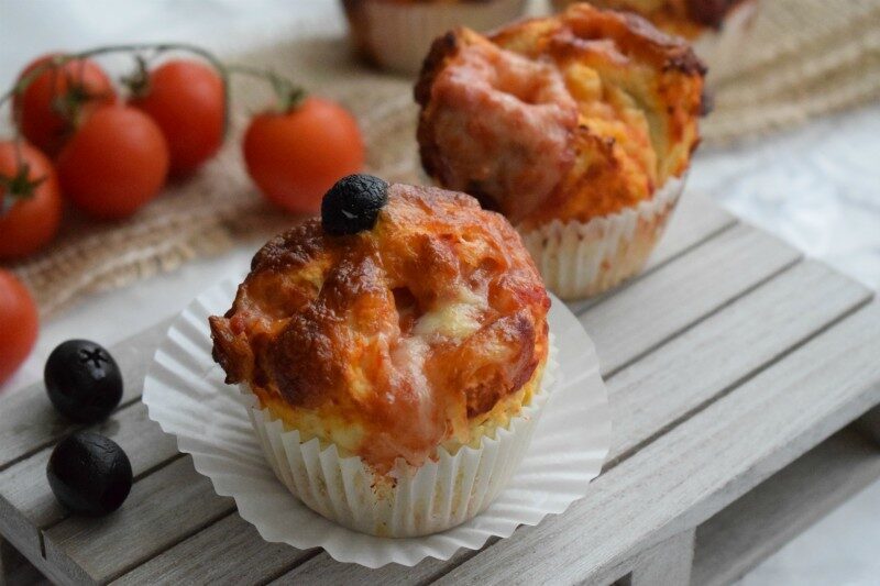 Muffins pizza (senza lievitazione)