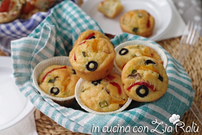 Muffins salati alle verdure