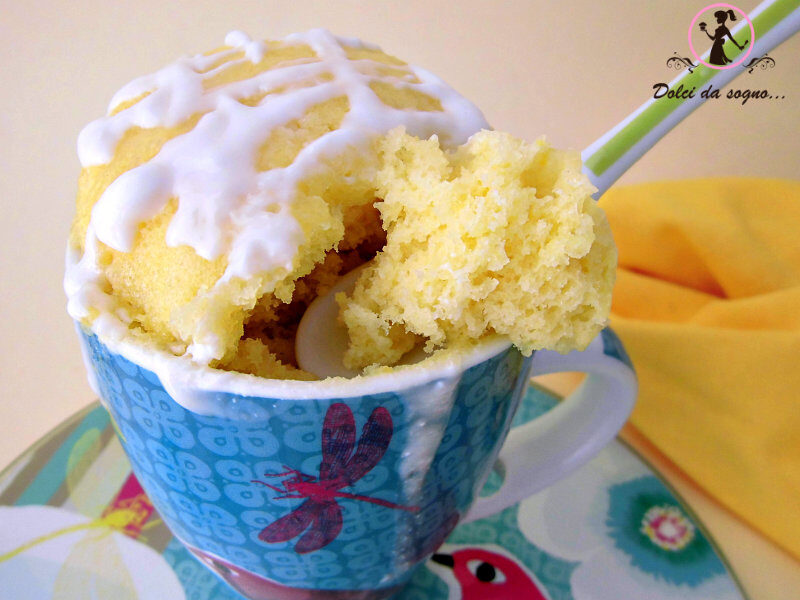 Mug cake al limone