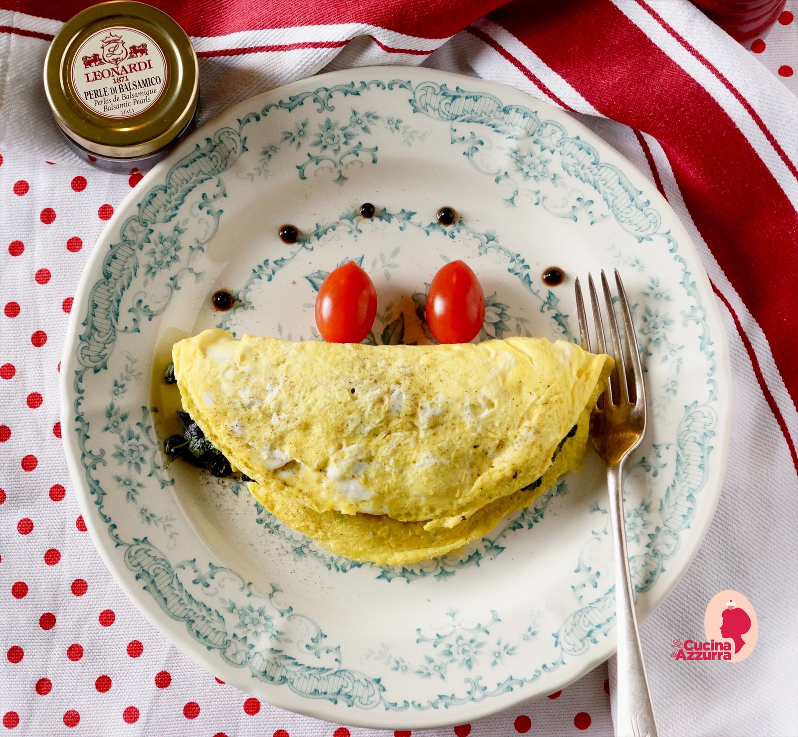 Omelette con spinaci e…