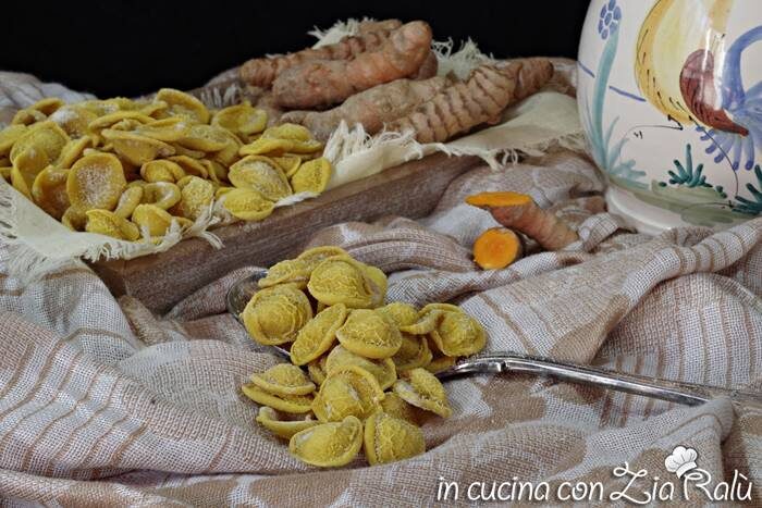 Orecchiette alla curcuma – giallo intenso