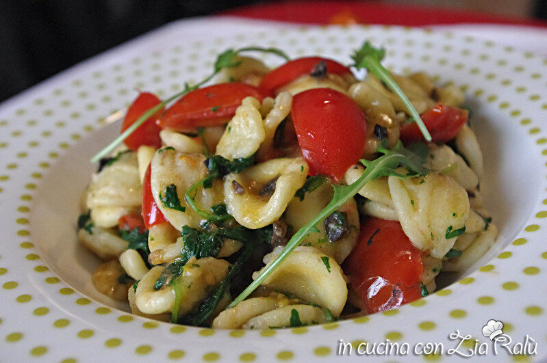 Orecchiette rucola e pomodorini