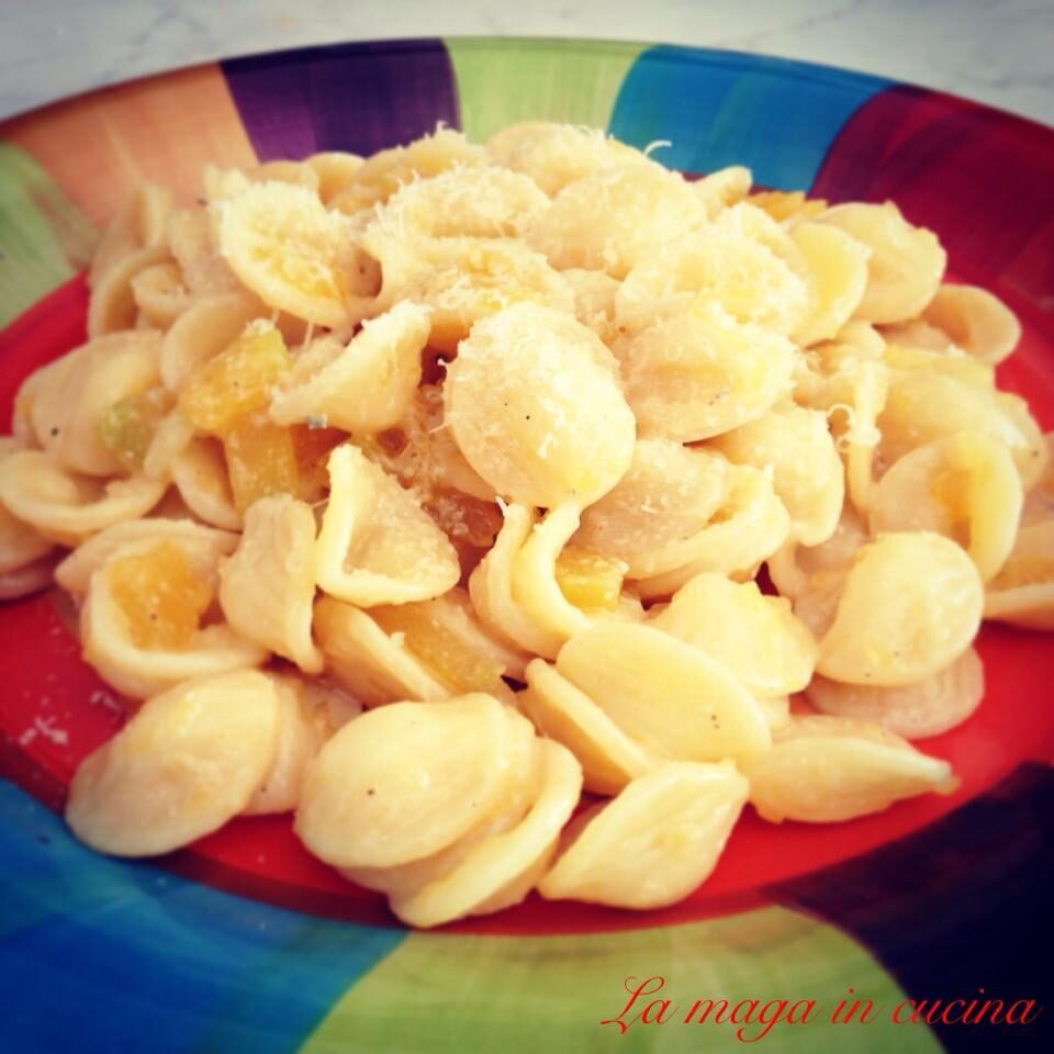 Orecchiette zucca e gorgonzola