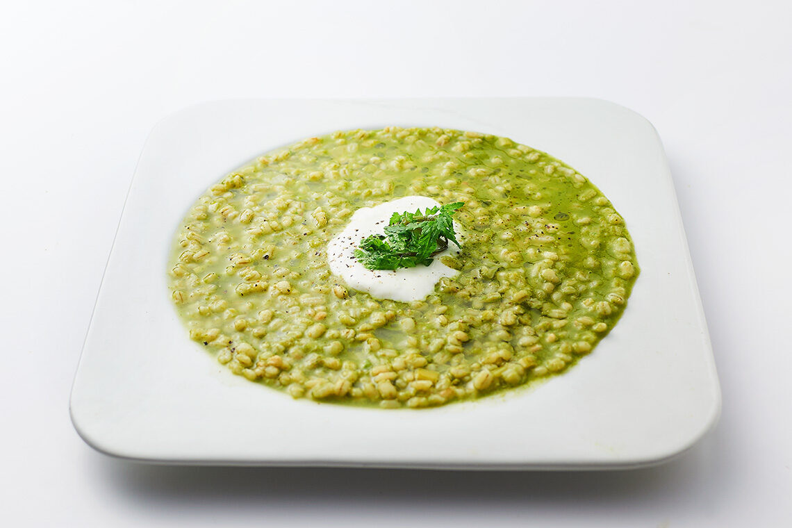 Orzotto al papavero di campo