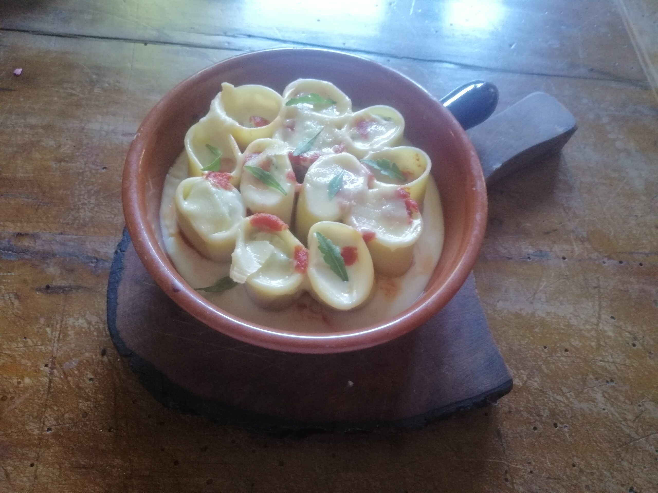 Paccheri ripieni gratinati