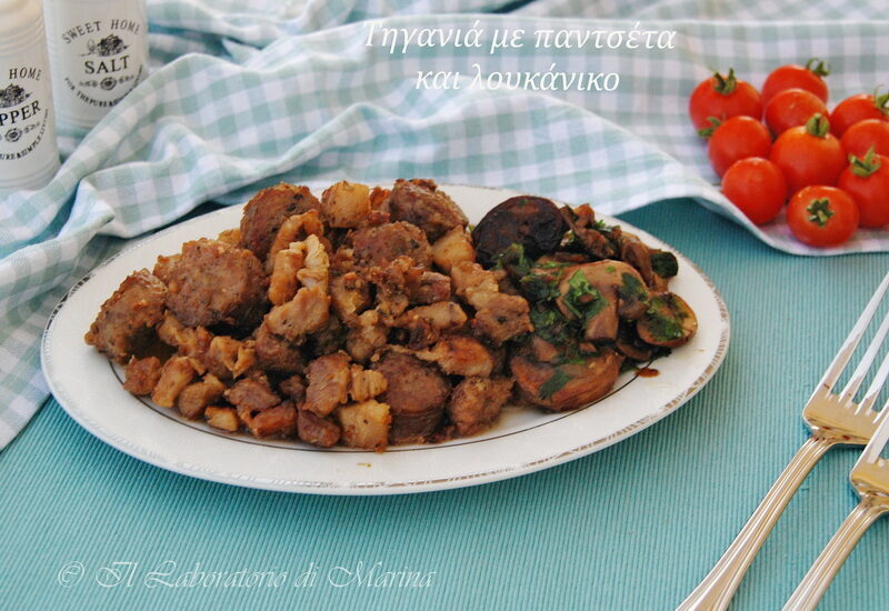 Padellata di pancetta e salciccia