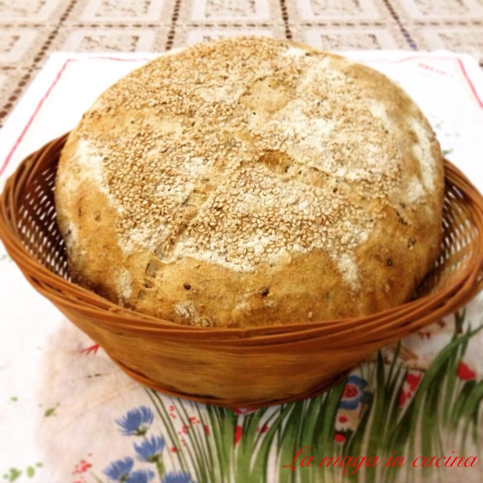 Pagnotta multicereali con lievito madre