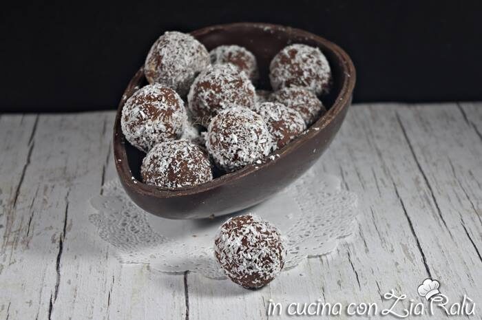 Palline al cioccolato – senza uova senza burro