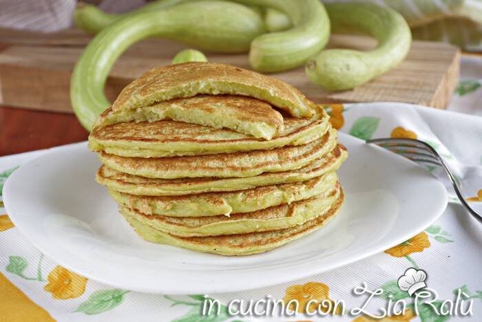 Pancake alle zucchine senza burro