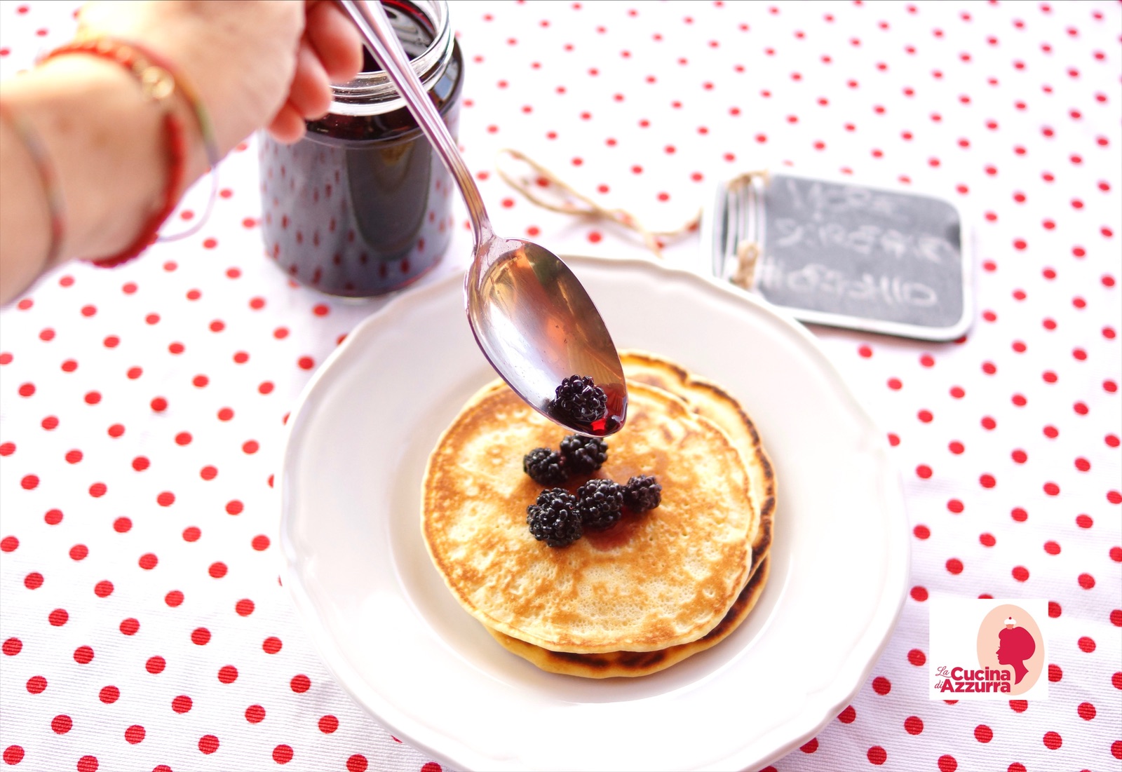 Pancake con more sciroppate