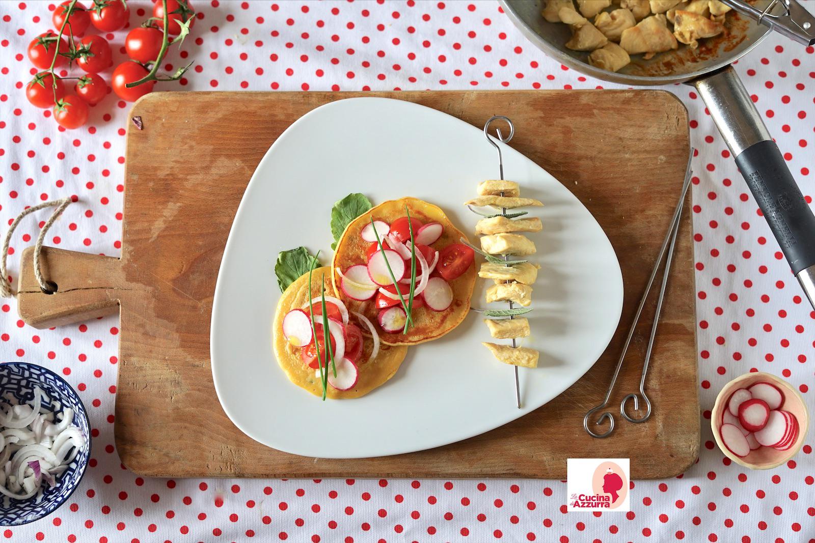Pancake di ceci senza uova…