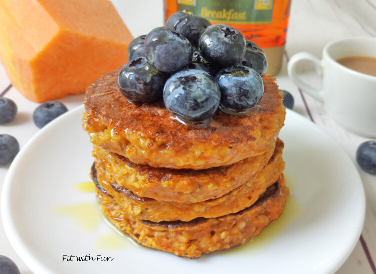 Pancake morbidi alla zucca con crema al cioccolato