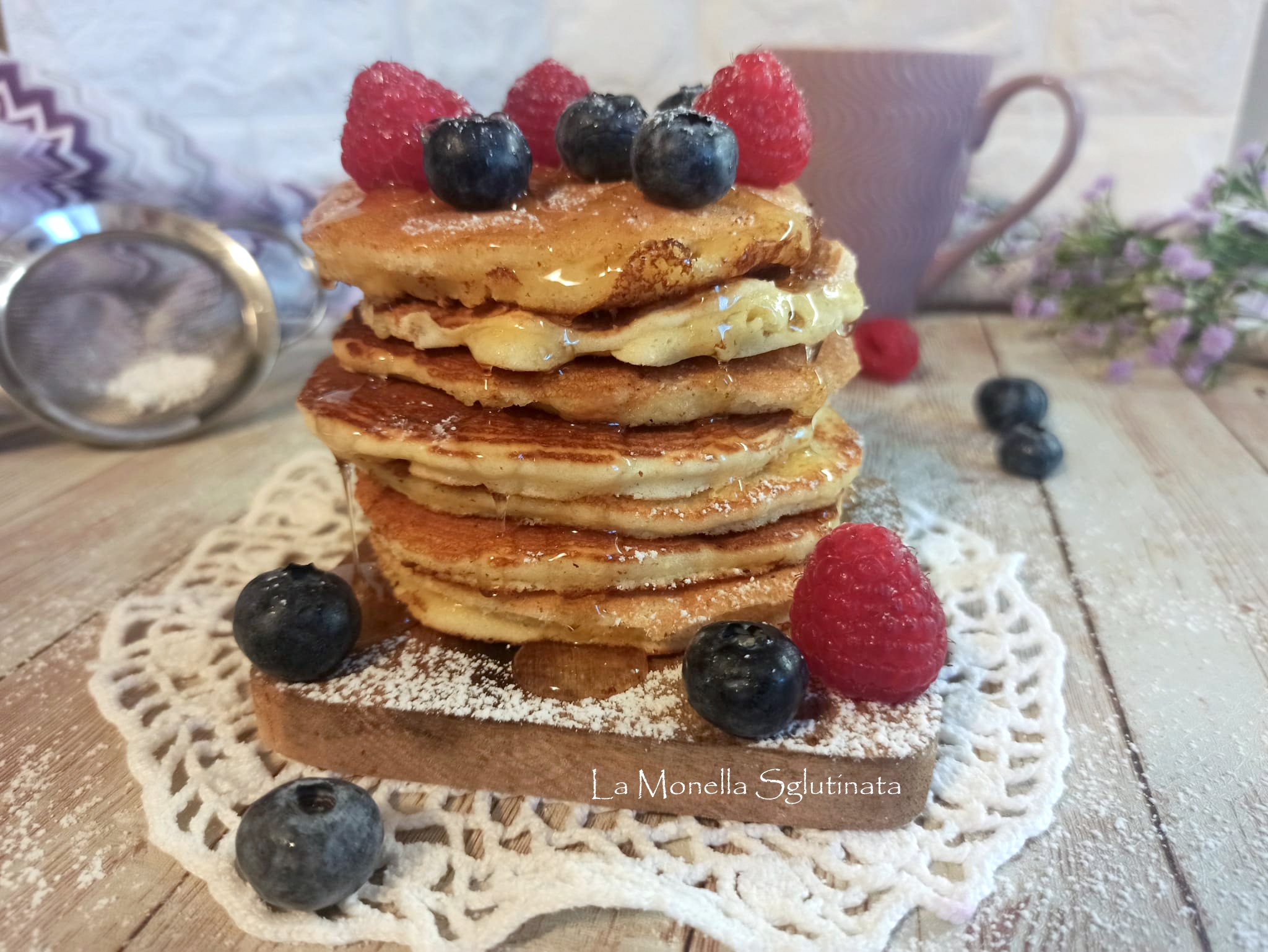Pancake senza glutine della monella
