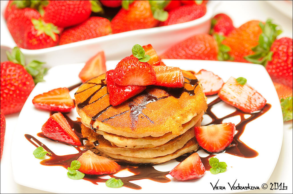 Pancakes al cocco
