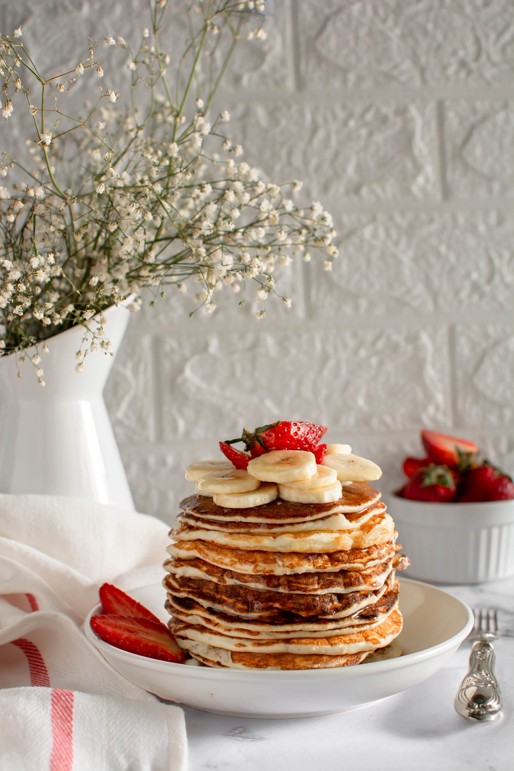 Pancakes di albumi e yogurt