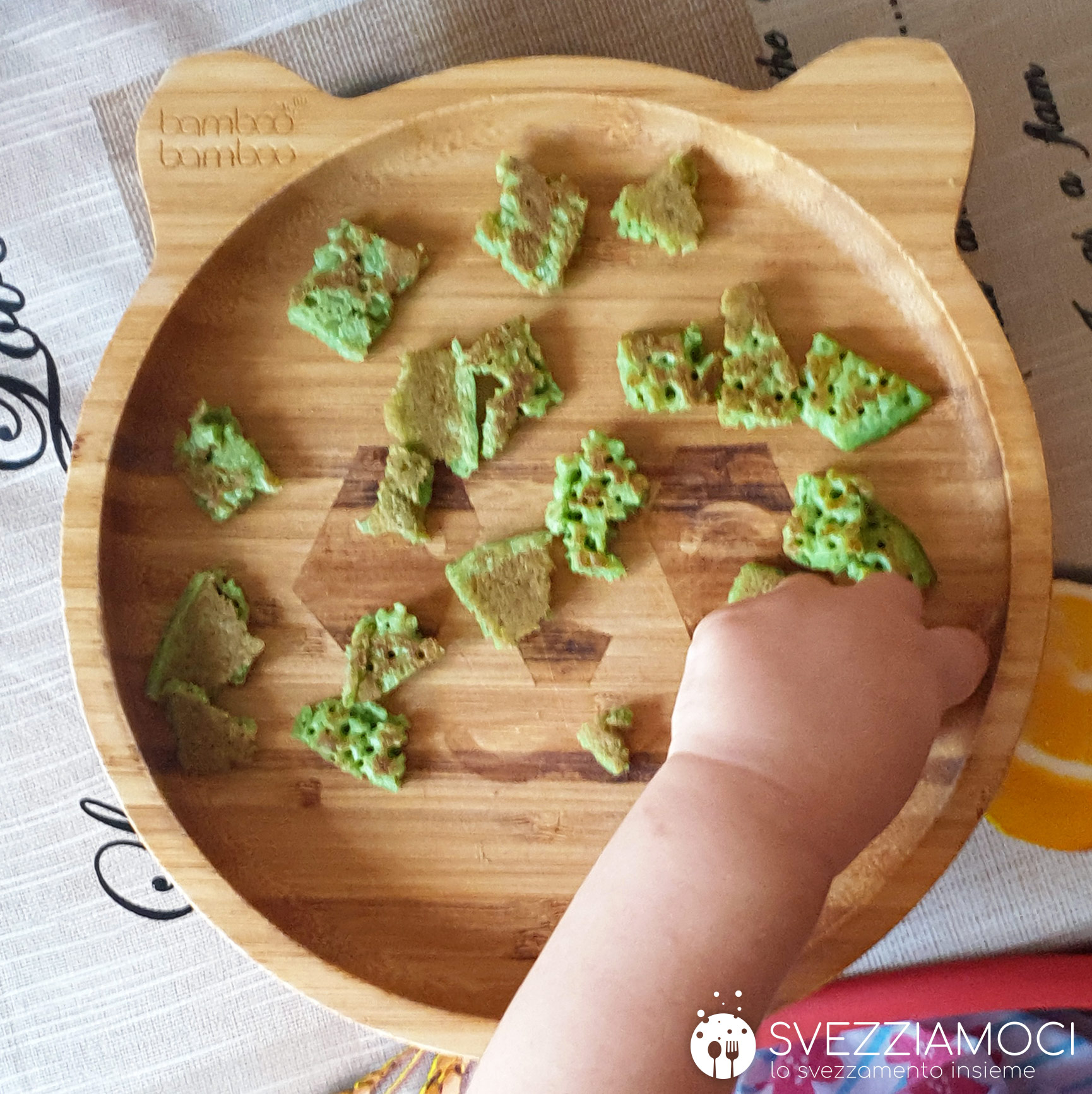 Pancakes salati agli spinaci