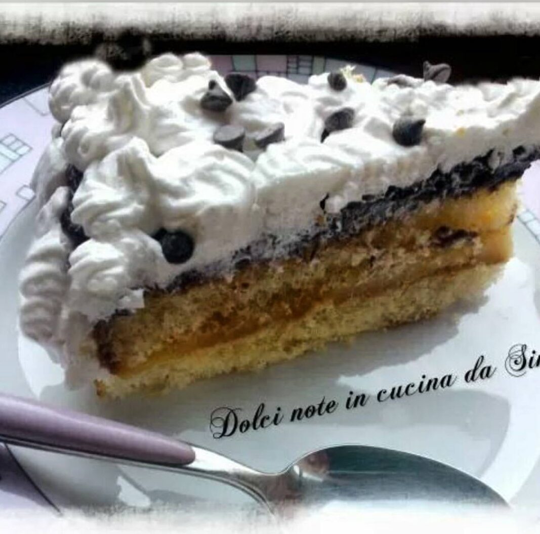 Pandispagna ai 2 budini e panna