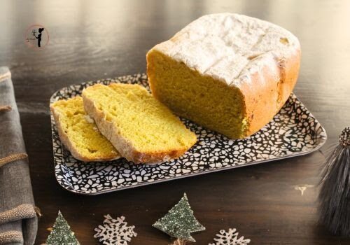 Pandoro vegano in macchina del pane: chiamiamolo quadroro!