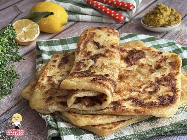 Pane marocchino sfogliato msemen ricetta facile e veloce