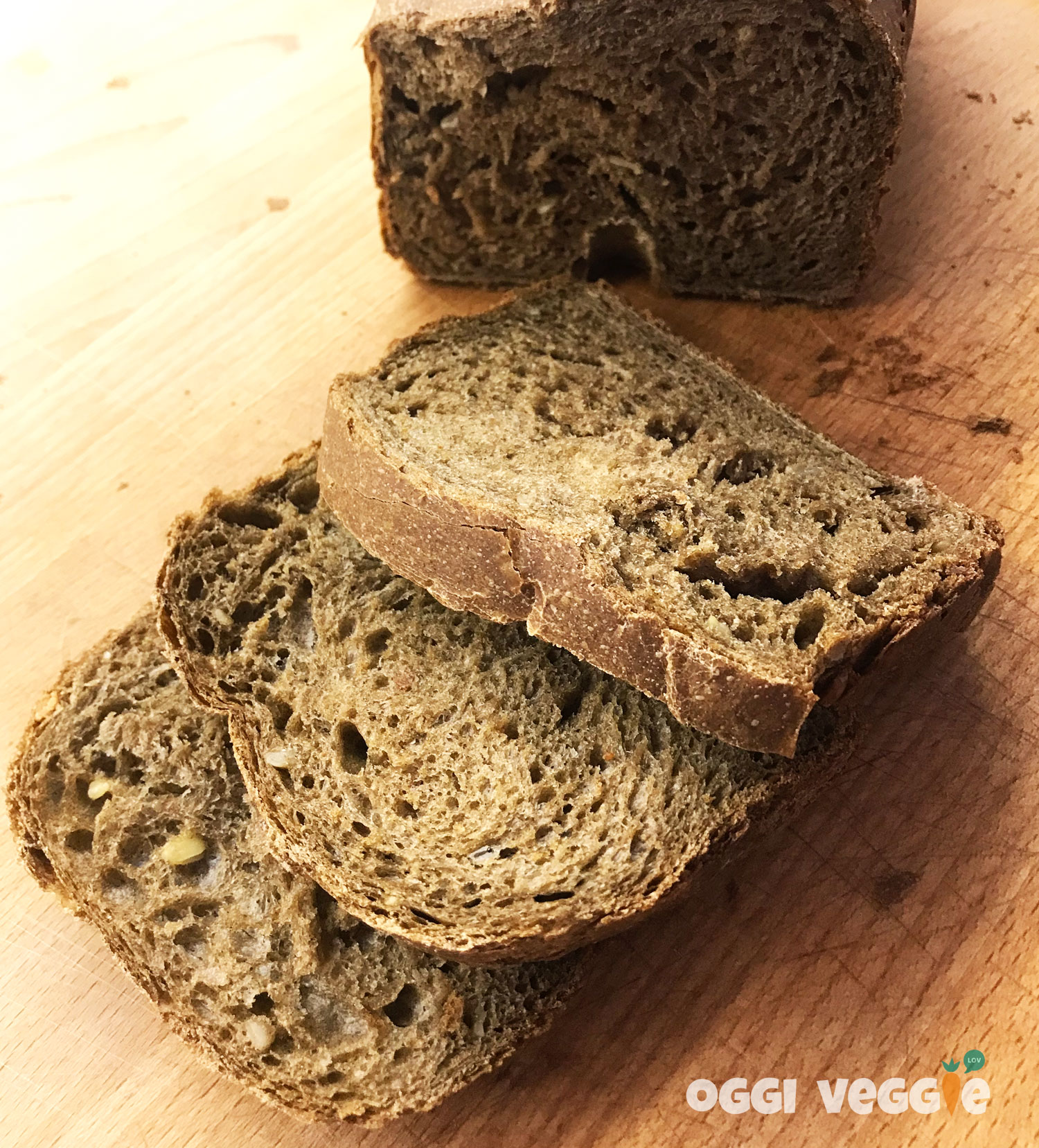 Pane nero metodo poolish con la macchina del pane